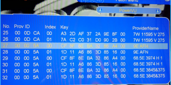 How To Add Biss Keys On Master Combo Decoder